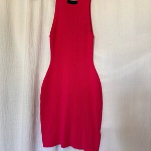 House of Harlow 1960 Pink Halter Bodycon Mini Dress